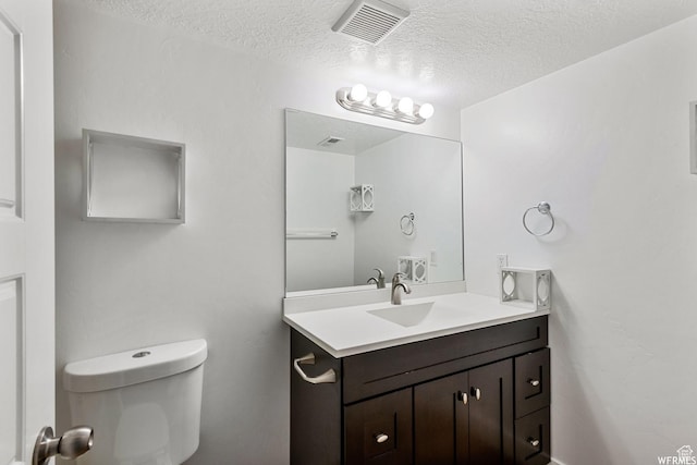 5958 W 8100 S, West Jordan, UT 84081 - bathroom featuring a textured ceiling and vanity
