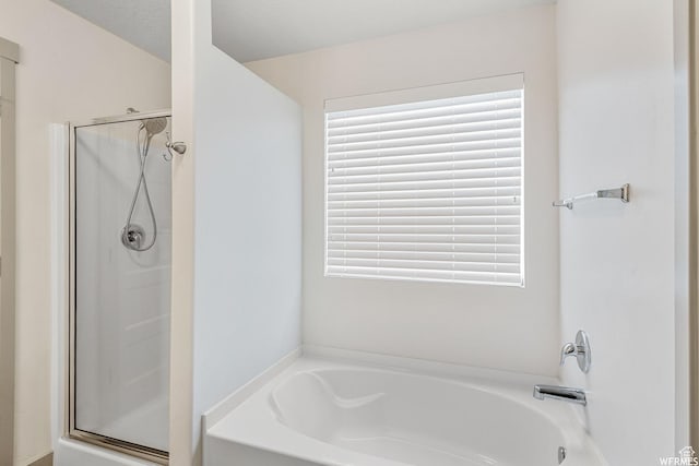 5958 W 8100 S, West Jordan, UT 84081 - full bathroom featuring a stall shower and a bath