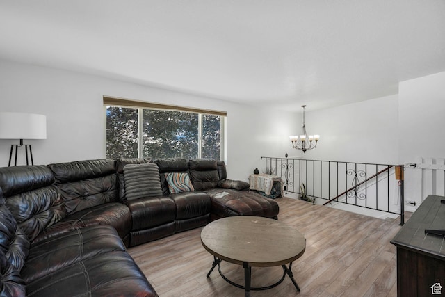 4245 S 3760 W, West Valley City, UT 84120 - living area with a chandelier and light wood finished floors