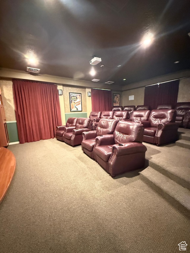 532 W 300 S Unit B, Springville, UT 84663 - cinema room featuring carpet