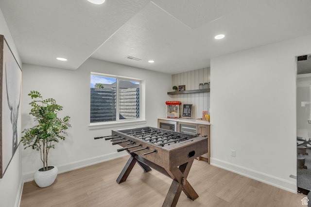 3728 W Chalgrove Rd, Taylor, UT 84401 - playroom featuring light wood finished floors and recessed lighting