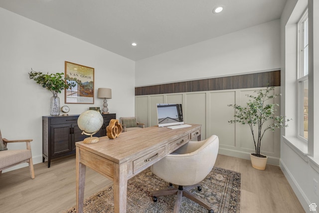 3728 W Chalgrove Rd, Taylor, UT 84401 - office space featuring light wood-style floors and recessed lighting