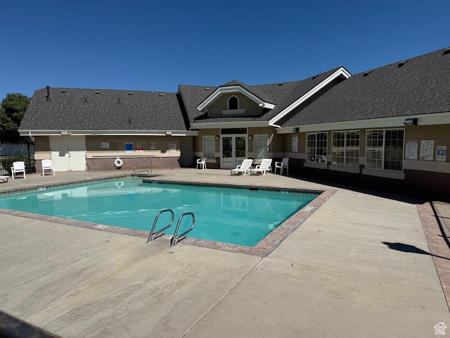 1616 W Vivante Way Unit A3, West Valley City, UT 84119 - community pool featuring a patio and french doors