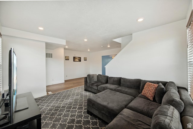 3902 W Pilton Ct, Taylorsville, UT 84129 - living room with recessed lighting and wood finished floors