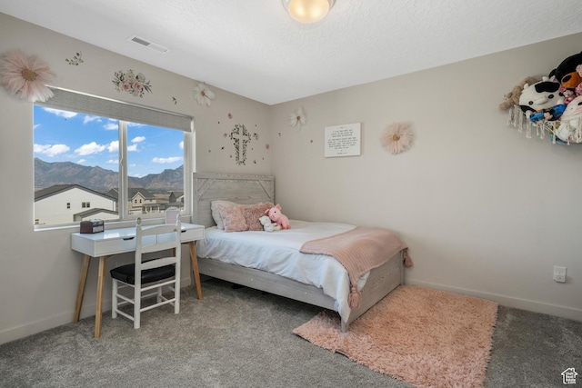 537 W Flora Dr, Saratoga Springs, UT 84045 - bedroom with a mountain view and carpet