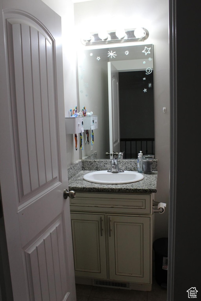 2359 E Prairie Ln, Eagle Mountain, UT 84005 - bathroom featuring vanity and tile patterned floors