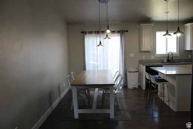2359 E Prairie Ln, Eagle Mountain, UT 84005 - dining area with dark wood finished floors
