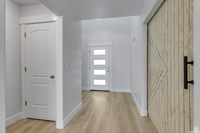 4273 W Watchmen Way, Herriman, UT 84096 - entrance foyer featuring light wood-type flooring and baseboards
