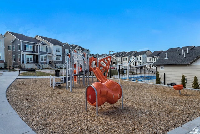 4273 W Watchmen Way, Herriman, UT 84096 - community playground featuring a residential view