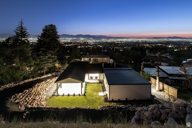 4605 S Ledgemont Dr E, Salt Lake City, UT 84124 - view from above of property featuring mountains
