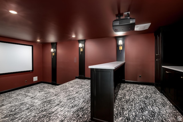 4605 S Ledgemont Dr E, Salt Lake City, UT 84124 - cinema room with recessed lighting and a heating unit
