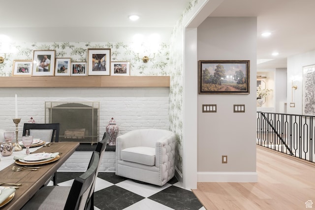 4605 S Ledgemont Dr E, Salt Lake City, UT 84124 - dining area with recessed lighting and wood finished floors
