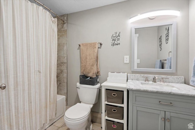 5719 W Boulder Creek Rd, West Jordan, UT 84081 - bathroom featuring vanity and shower / bathtub combination with curtain