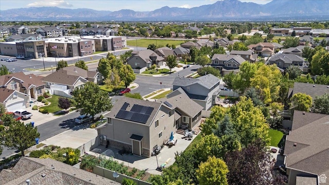 5719 W Boulder Creek Rd, West Jordan, UT 84081 - aerial view of residential area with mountains