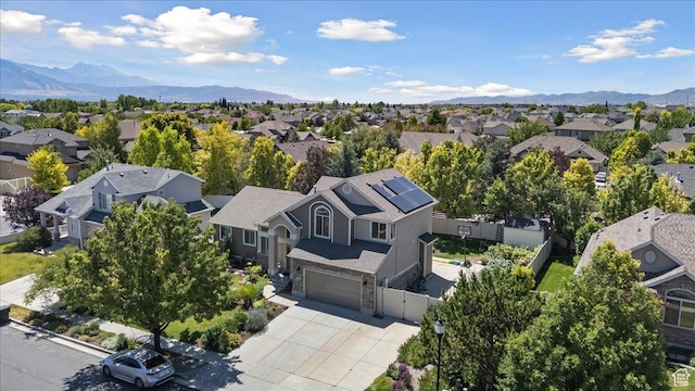 5719 W Boulder Creek Rd, West Jordan, UT 84081 - aerial view of residential area featuring mountains