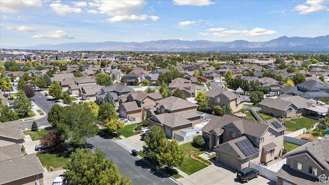 5719 W Boulder Creek Rd, West Jordan, UT 84081 - aerial view of residential area with mountains