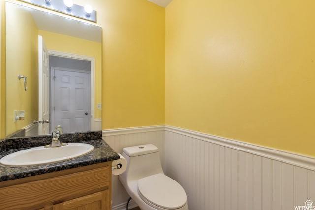 901 S Apple Grove Ln, Pleasant Grove, UT 84062 - half bathroom with wainscoting and vanity