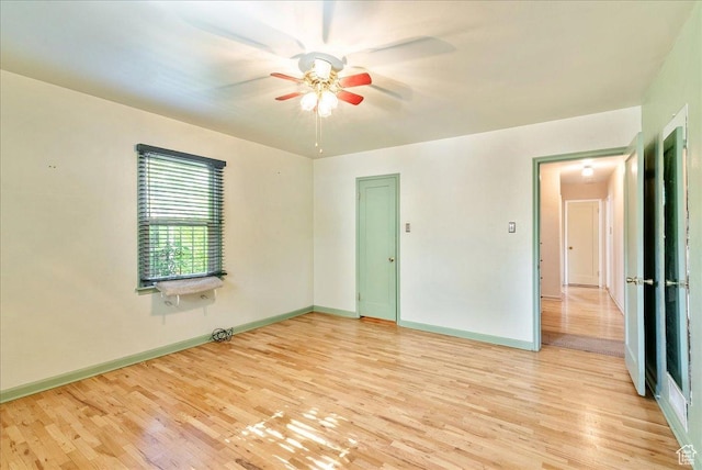 458 E 8800 S, Sandy, UT 84070 - spare room with light wood-style flooring and ceiling fan