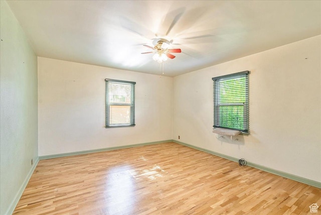 458 E 8800 S, Sandy, UT 84070 - spare room featuring ceiling fan and wood finished floors