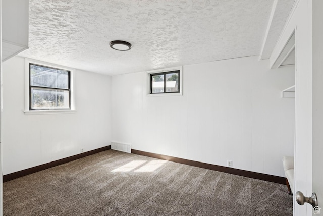 2999 N 300 E, North Ogden, UT 84414 - below grade area with a textured ceiling and carpet