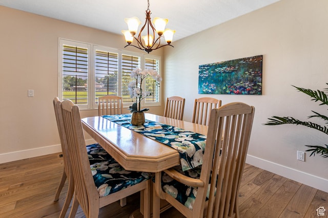 2148 E Pinecrest Ln S, Sandy, UT 84092 - dining area featuring a chandelier and wood finished floors