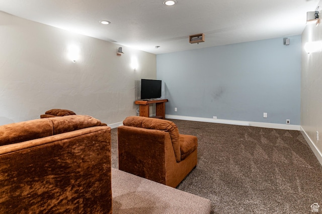 2148 E Pinecrest Ln S, Sandy, UT 84092 - living room with dark carpet and recessed lighting