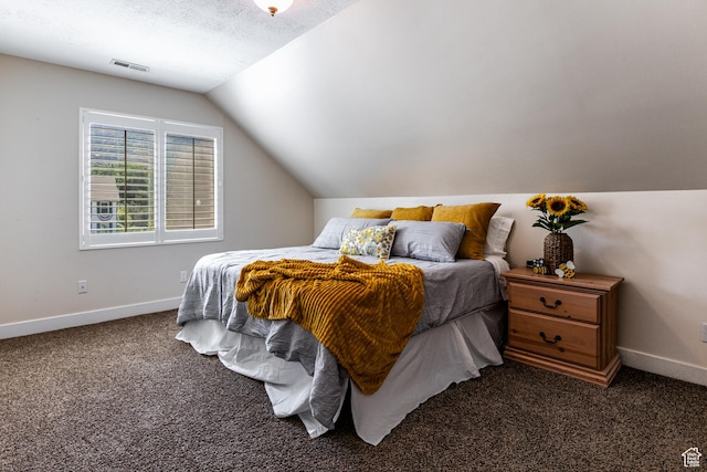 2148 E Pinecrest Ln S, Sandy, UT 84092 - bedroom with vaulted ceiling and carpet floors