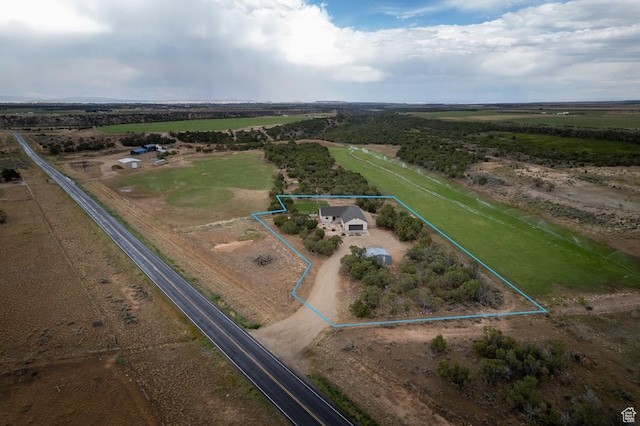 3378 N Sr 87 W, Talmage, UT 84073 - overview of rural landscape with property boundaries highlighted