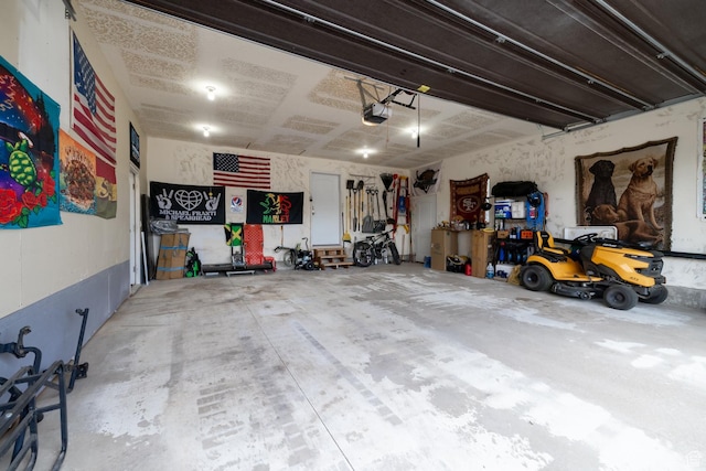 3378 N Sr 87 W, Talmage, UT 84073 - garage featuring a garage door opener