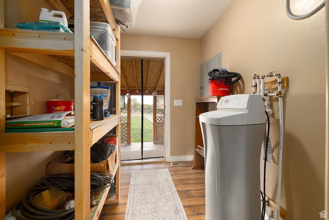 3378 N Sr 87 W, Talmage, UT 84073 - laundry room featuring wood finished floors