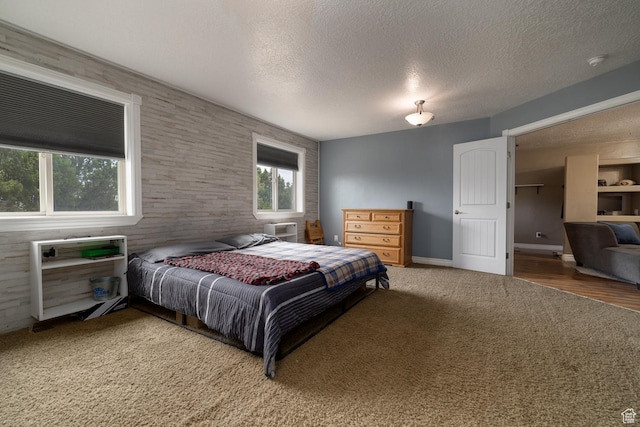 3378 N Sr 87 W, Talmage, UT 84073 - bedroom featuring carpet, a textured ceiling, and a wall mounted AC