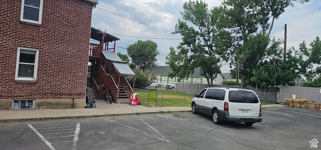 40 W 400 N Unit 1-6, Spanish Fork, UT 84660 - uncovered parking lot with stairway