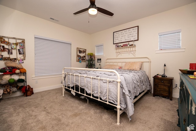365 N 800 E, Beaver, UT 84713 - carpeted bedroom with baseboards and a ceiling fan