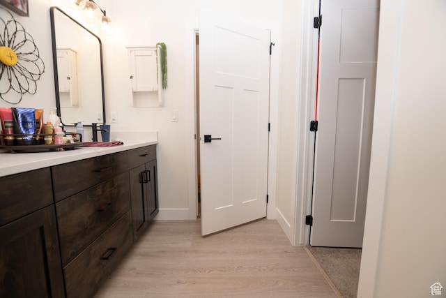 365 N 800 E, Beaver, UT 84713 - bathroom with vanity and wood finished floors