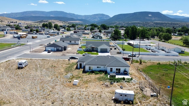 365 N 800 E, Beaver, UT 84713 - aerial view of residential area with a mountain backdrop