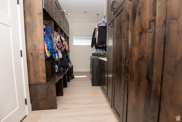 365 N 800 E, Beaver, UT 84713 - laundry room with independent washer and dryer and light wood-style flooring