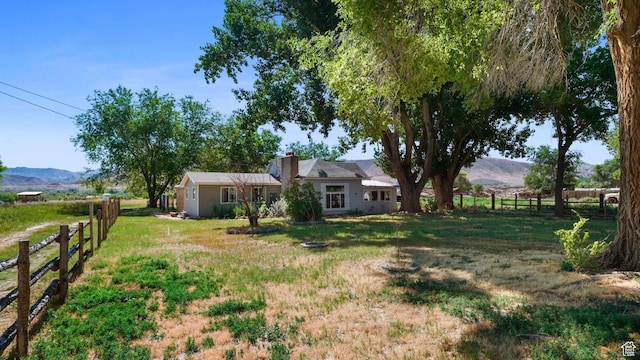 180 N State St, Sigurd, UT 84657 - view of yard with a mountain view and a rural view