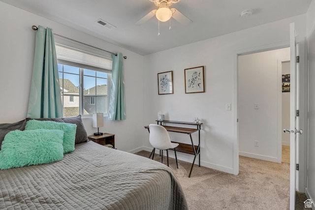 1046 W Stonehaven Dr, North Salt Lake, UT 84054 - bedroom featuring carpet flooring and ceiling fan