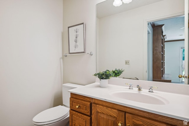 2056 E Sierra View Cir, Millcreek, UT 84109 - half bathroom featuring vanity and toilet