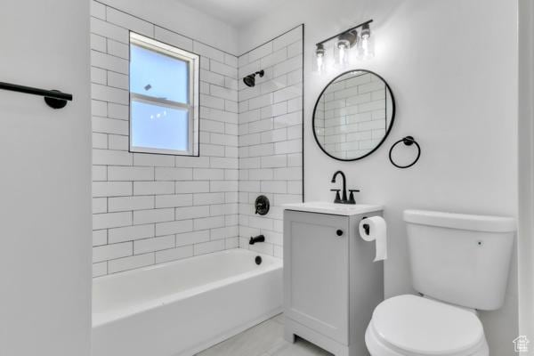 9593 S 700 E, Sandy, UT 84070 - full bath featuring vanity and bathing tub / shower combination