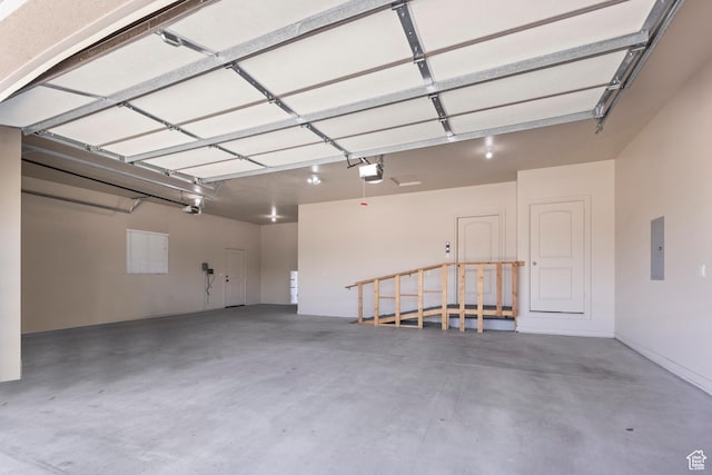 4713 W 4050 S, West Haven, UT 84401 - garage featuring a garage door opener and electric panel