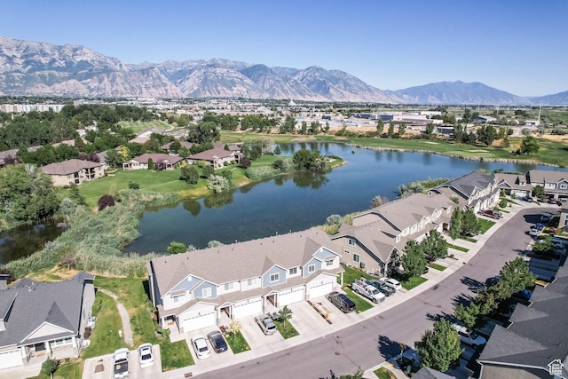 947 S 2040 W, Orem, UT 84059 - aerial view of property and surrounding area featuring a water and mountain view and nearby suburban area