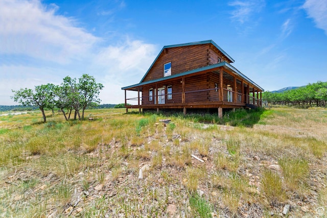 16 N Porcupine Ln, La Sal, UT 84530 - back of property with a rural view