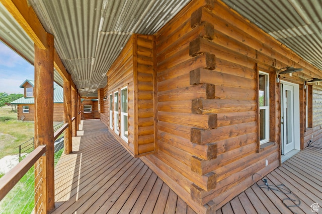 16 N Porcupine Ln, La Sal, UT 84530 - view of wooden terrace