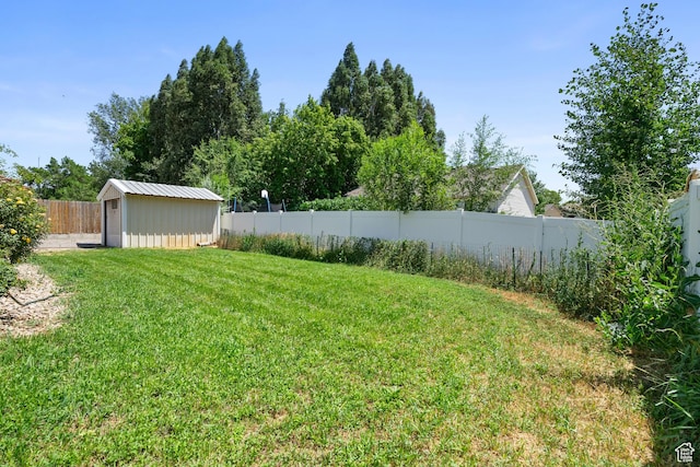1215 W 125 S, Lehi, UT 84043 - fenced backyard with a storage unit
