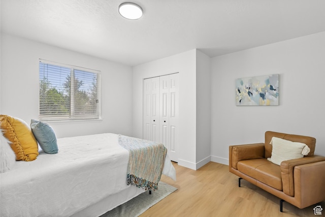 1215 W 125 S, Lehi, UT 84043 - bedroom with light wood-style flooring and a closet