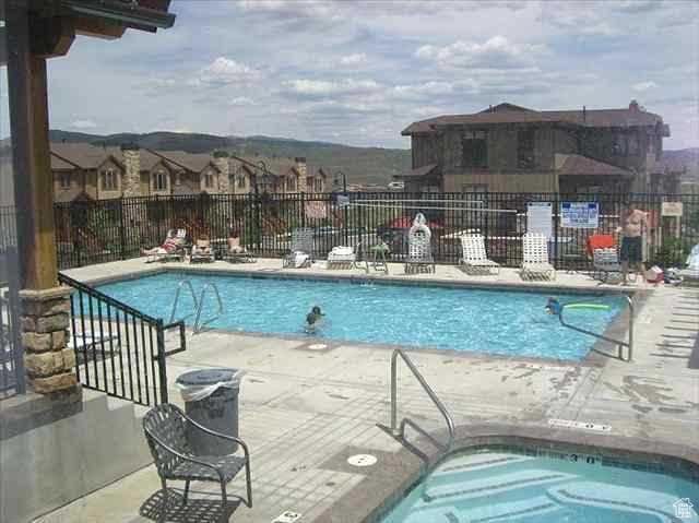 5541 N Slalom Way, Park City, UT 84098 - community pool with a patio area