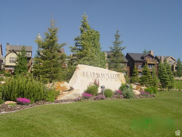 5541 N Slalom Way, Park City, UT 84098 - community sign with a yard