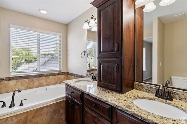 5464 S 3200 W, Roy, UT 84067 - bathroom with double vanity and a bath