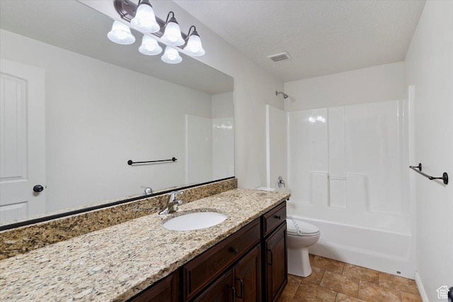 5464 S 3200 W, Roy, UT 84067 - bathroom featuring vanity, shower / bath combination, and stone finish floors